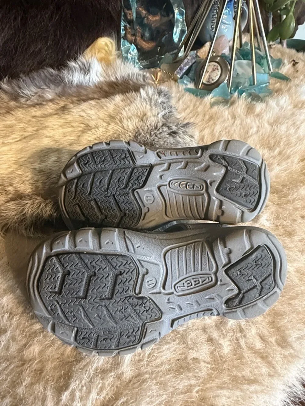Kids Grey Outdoor Sandal with Protective Toe 11 (3045A)
